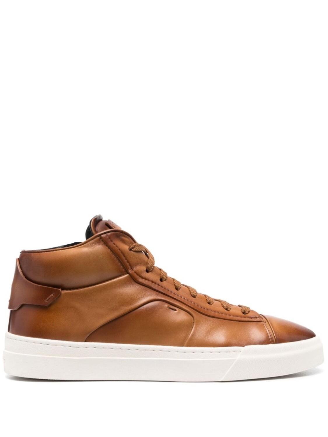 

Кеды на шнуровке Santoni, коричневый
