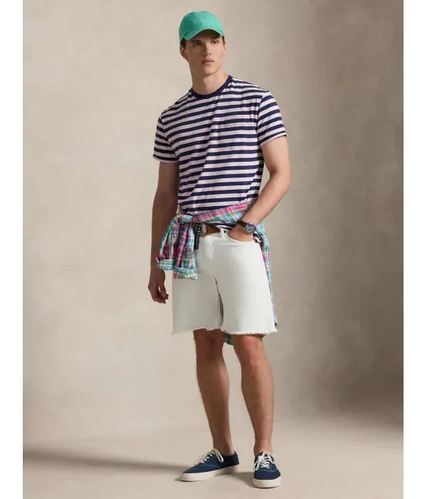 Футболка classic fit Polo Ralph Lauren, пудрово-розовый — фото 2