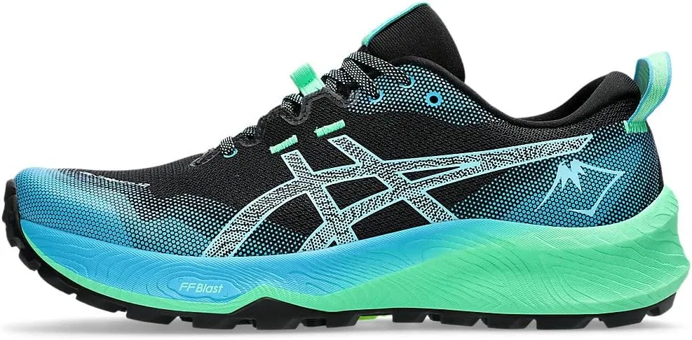 Мужские кроссовки ASICS Gel-Trabuco 12, Black Bright Cyan — фото 3