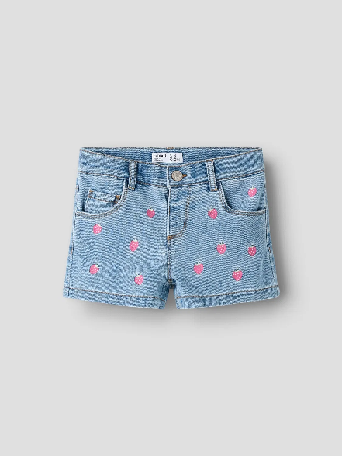 Шорты джинсовые Name it, light blue denim — фото 3