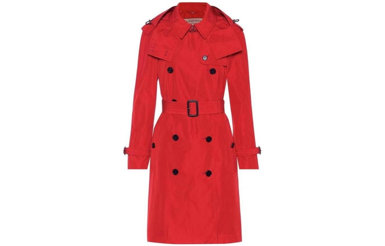

Пальто женское красное Burberry