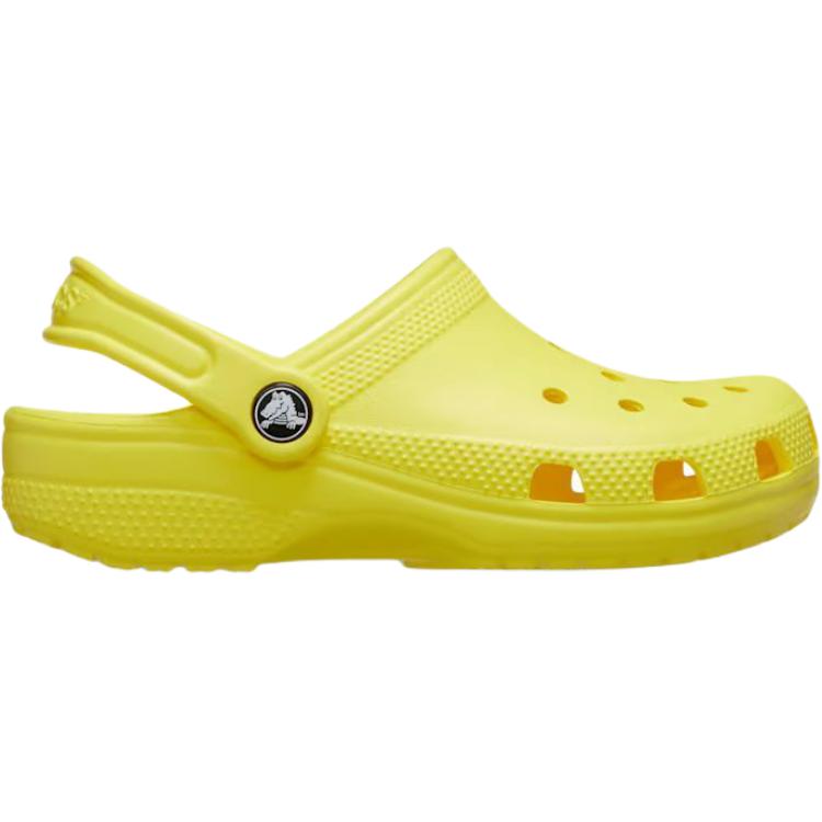 Crocs Классические клоги противоскользящие износостойкие низкие детские сандалии yellow kids' — фото 3