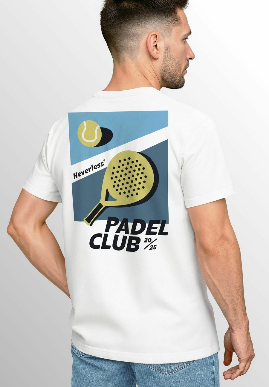 

Футболка Neverless BACK PADEL CLUB TENNIS RETRO VINTAGE FASHION TREND, Weiß/White, Белый, Футболка Neverless BACK PADEL CLUB TENNIS RETRO VINTAGE FASHION TREND, Weiß/White