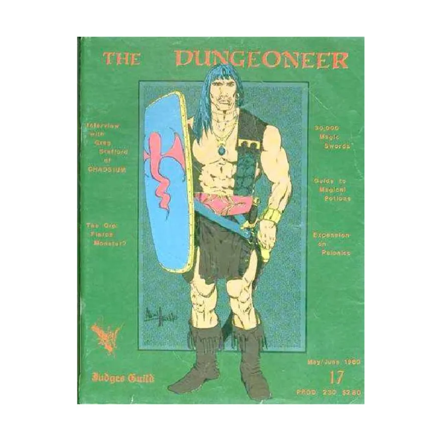 

Журнал #17 "30,000 Magic Swords, Guide to Magical Potions", Dungeoneer Magazine