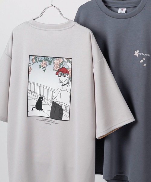 

Футболка унисекс с принтом в японском стиле, бренд Red Cap Girl, Красный, Футболка унисекс с принтом в японском стиле, бренд Red Cap Girl