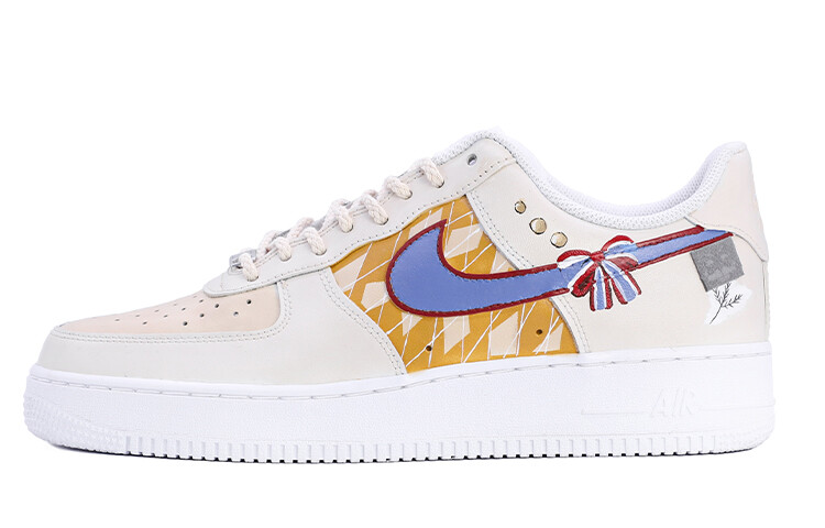 

Кроссовки Nike Air Force 1 Skateboard Shoes Men Low-Top Brown/Yellow