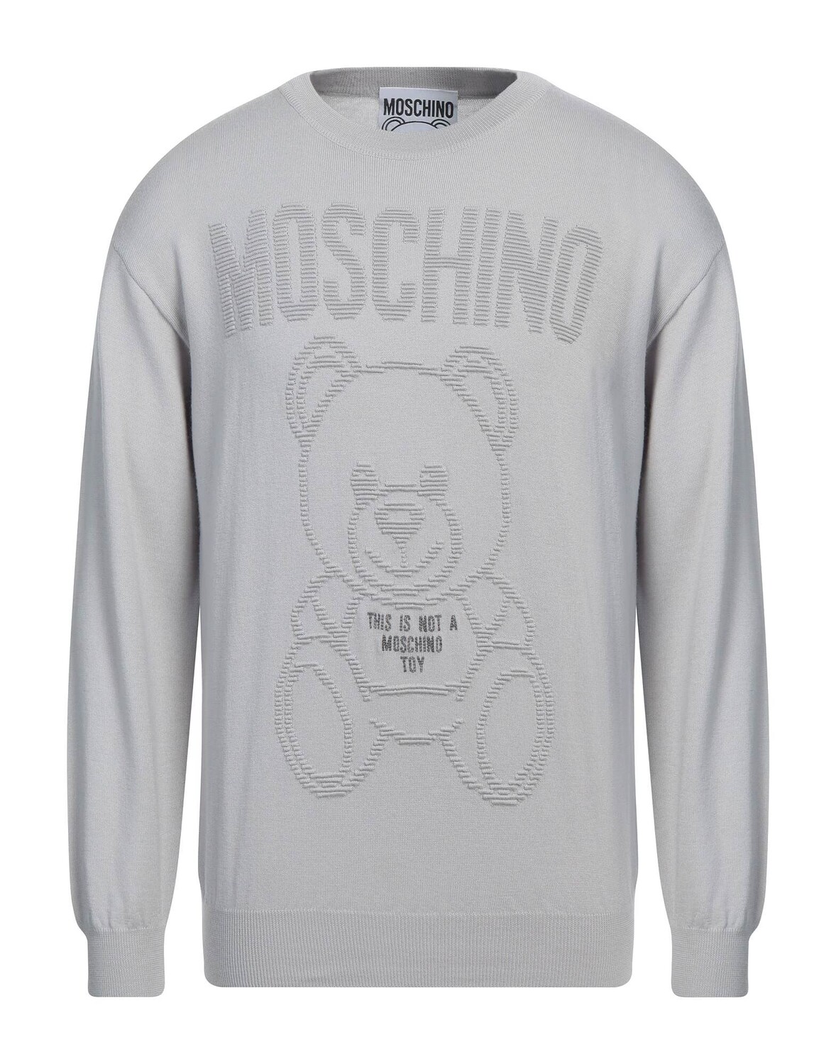 

Свитер Moschino, светло-серый