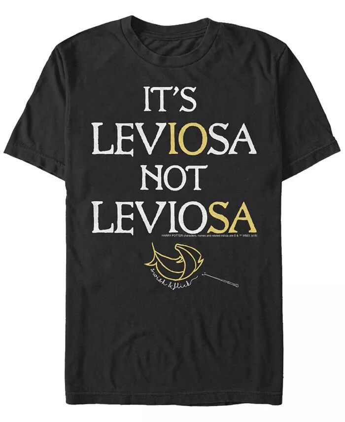 

Мужская футболка Leviosa с коротким рукавом и круглым вырезом Fifth Sun, черный
