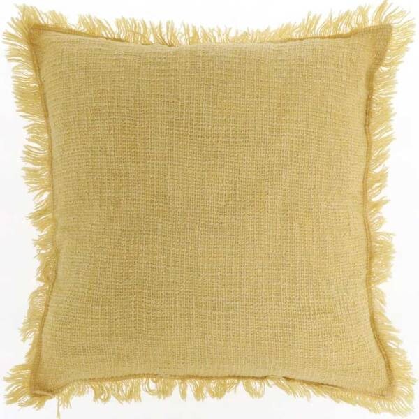 

Декоративная подушка Unique Living Maxime, 45x8x45 см цвет hellgelb