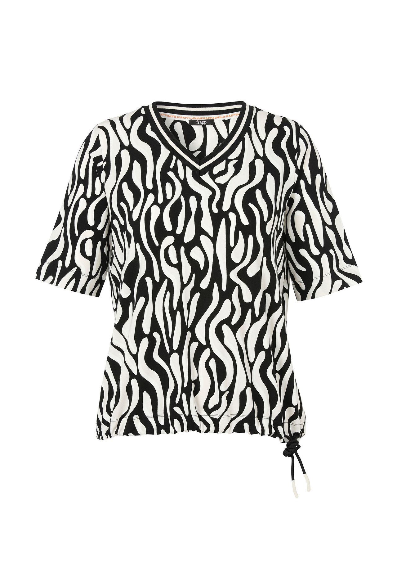 

Рубашки и топы Frapp, цвет Black Multicolor