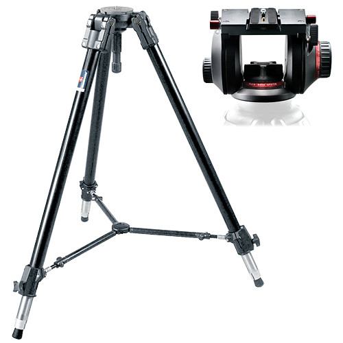 

Сверхпрочный штатив Manfrotto 528XB с профессиональной видеоголовкой 509HD