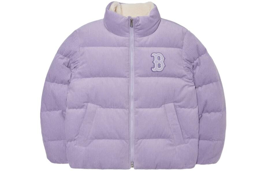

Пуховик унисекс фиолетовый Mlb