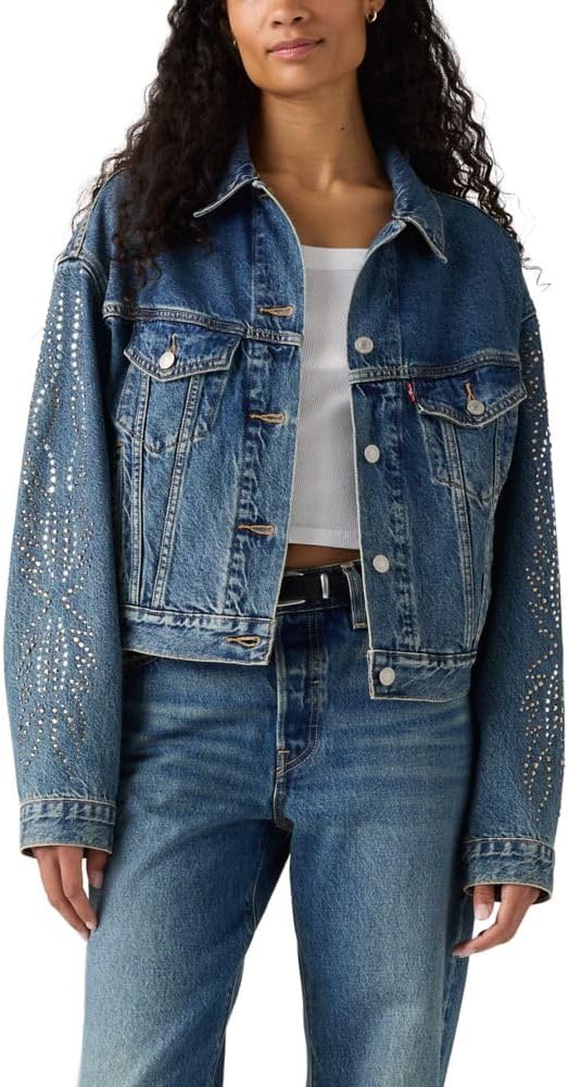 

Levi's Женская укороченная косуха 90-х без складок, (New) Solargenic (Non Stretch)