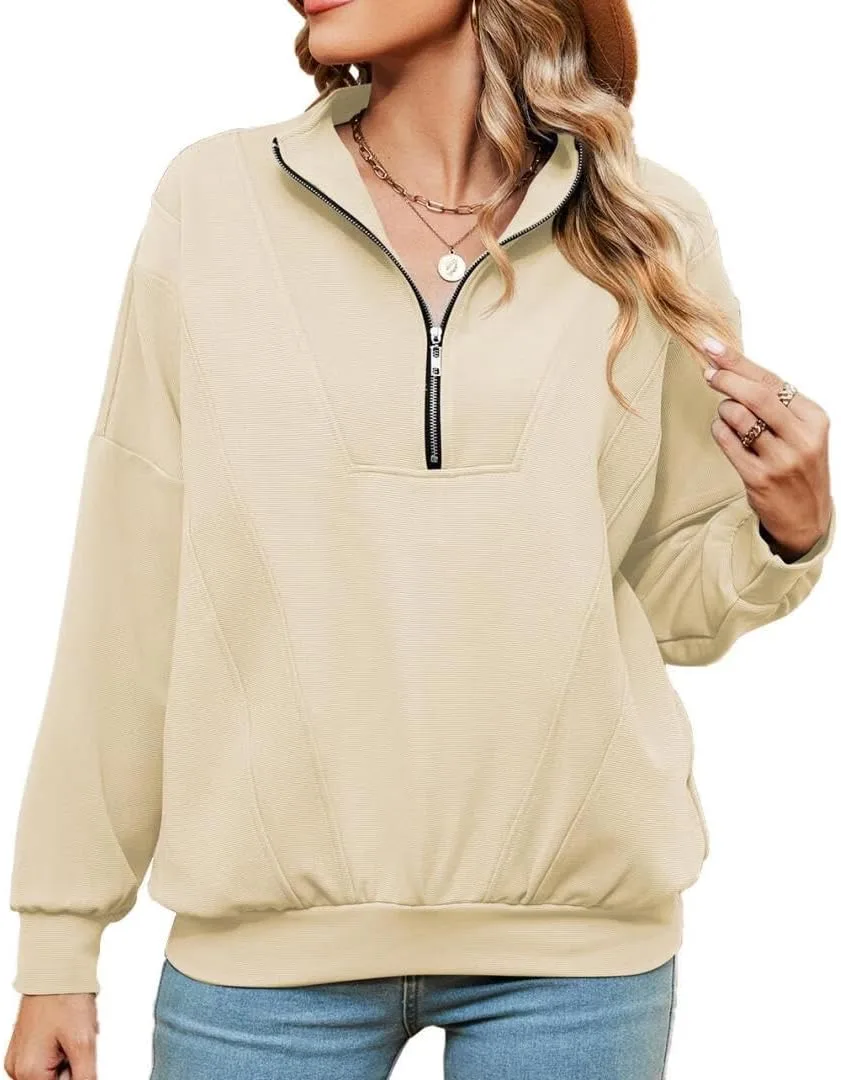 

FMCHICO женский свитер с полумолнией