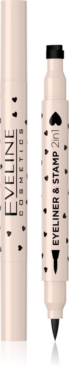

Eveline Cosmetics, Подводка для глаз и штамп в ручке 2 в 1 - сердце