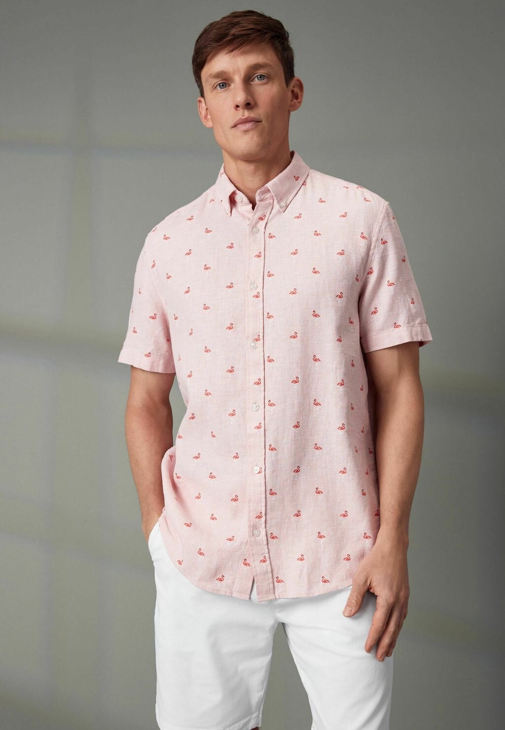 

REGULAR FIT Short Sleeve Next, Рубашка розовый
