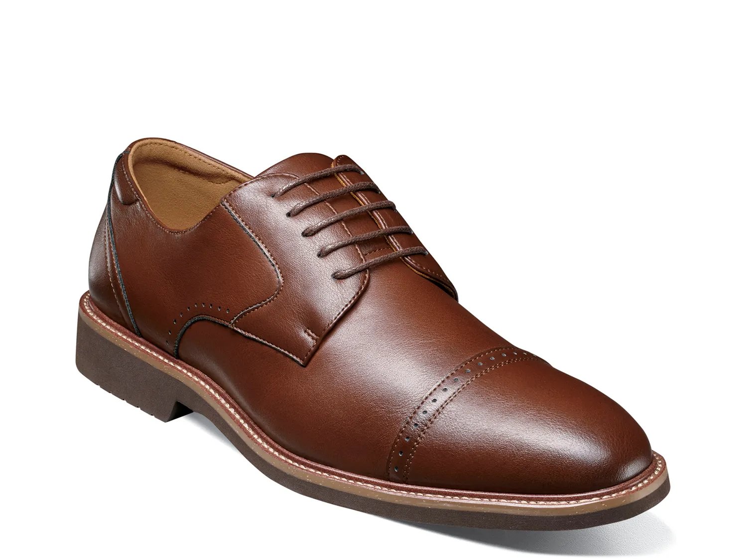 

Оксфорды Stacy Adams Vogel Cap Toe Oxford, темно-коричневый