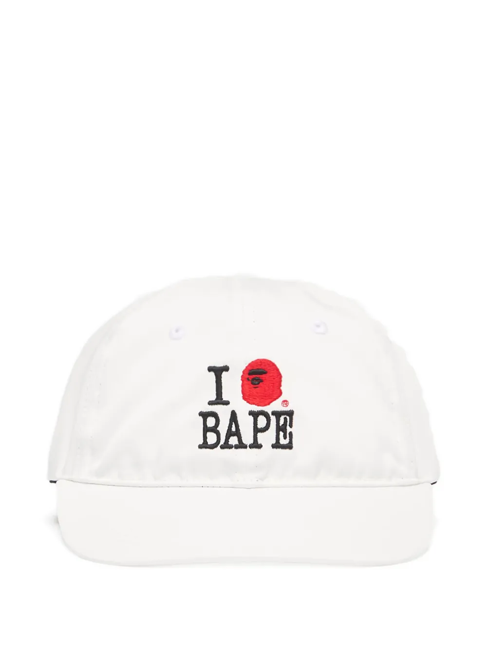 

Бейсболка с вышитым логотипом A Bathing Ape, белый