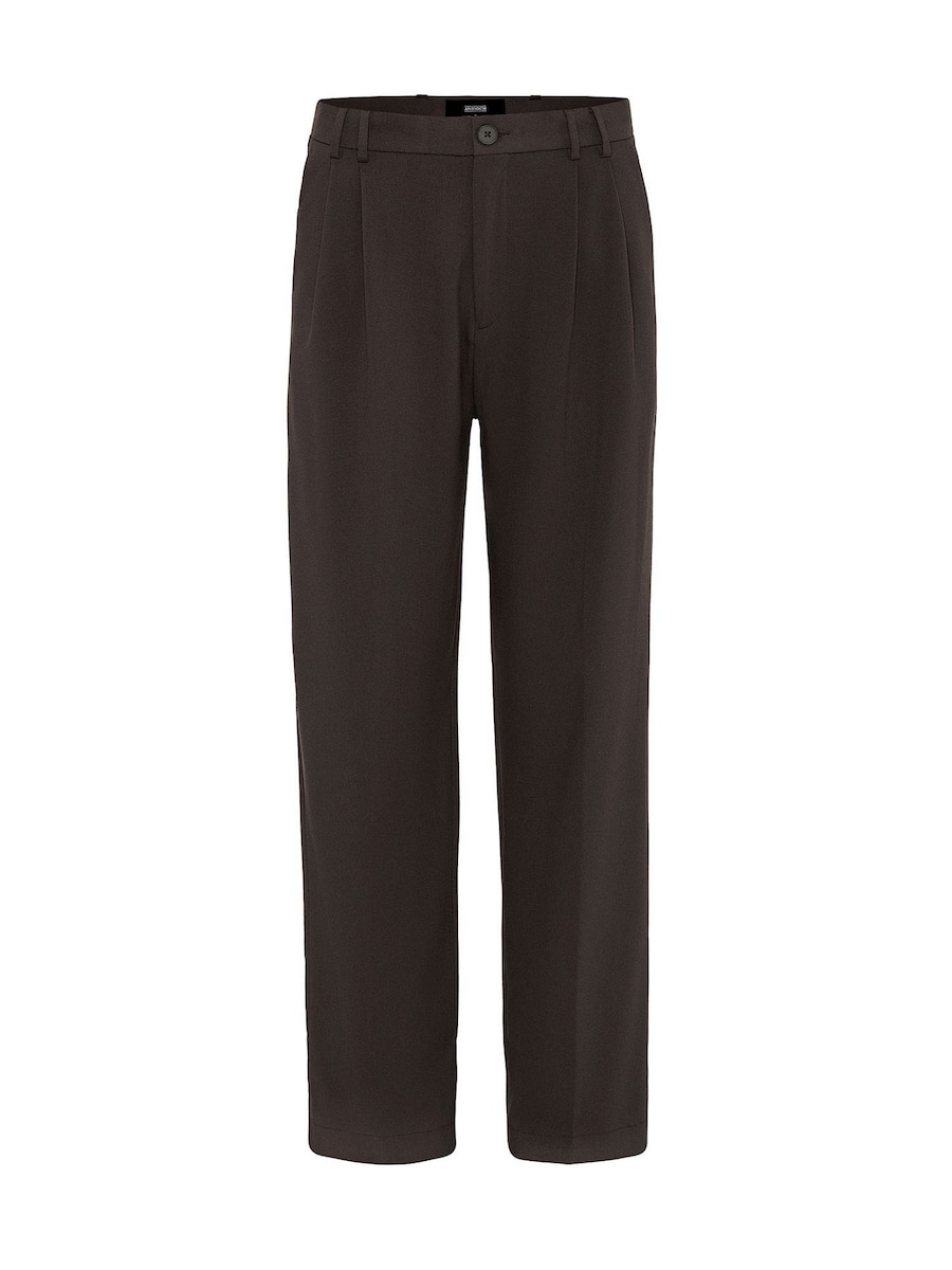 

Обычные брюки со складками спереди Antioch, темно-коричневый