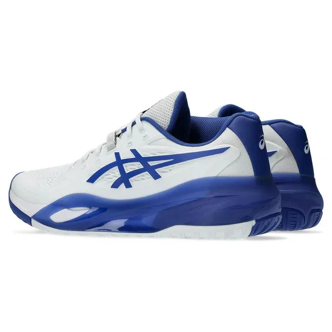 Мужские кроссовки для тенниса «Gel-Resolution X» от ASICS, White X Dark Cobalt (101) — фото 4