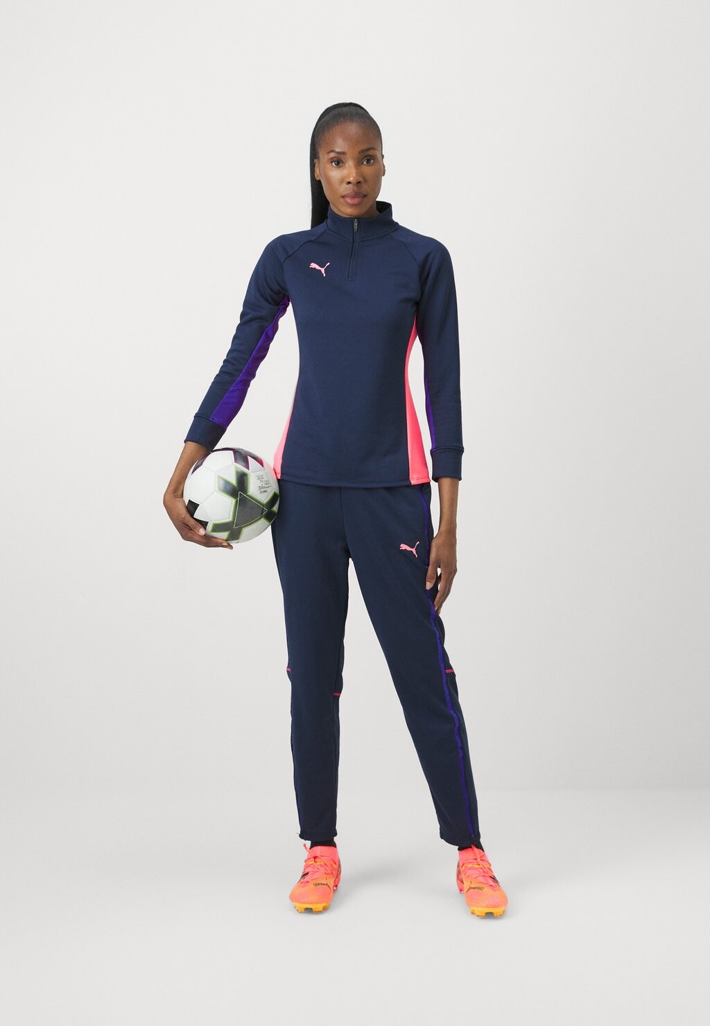 

Рубашка с длинным рукавом INDIVIDUALBLAZE 1/4 ZIP Puma, синий