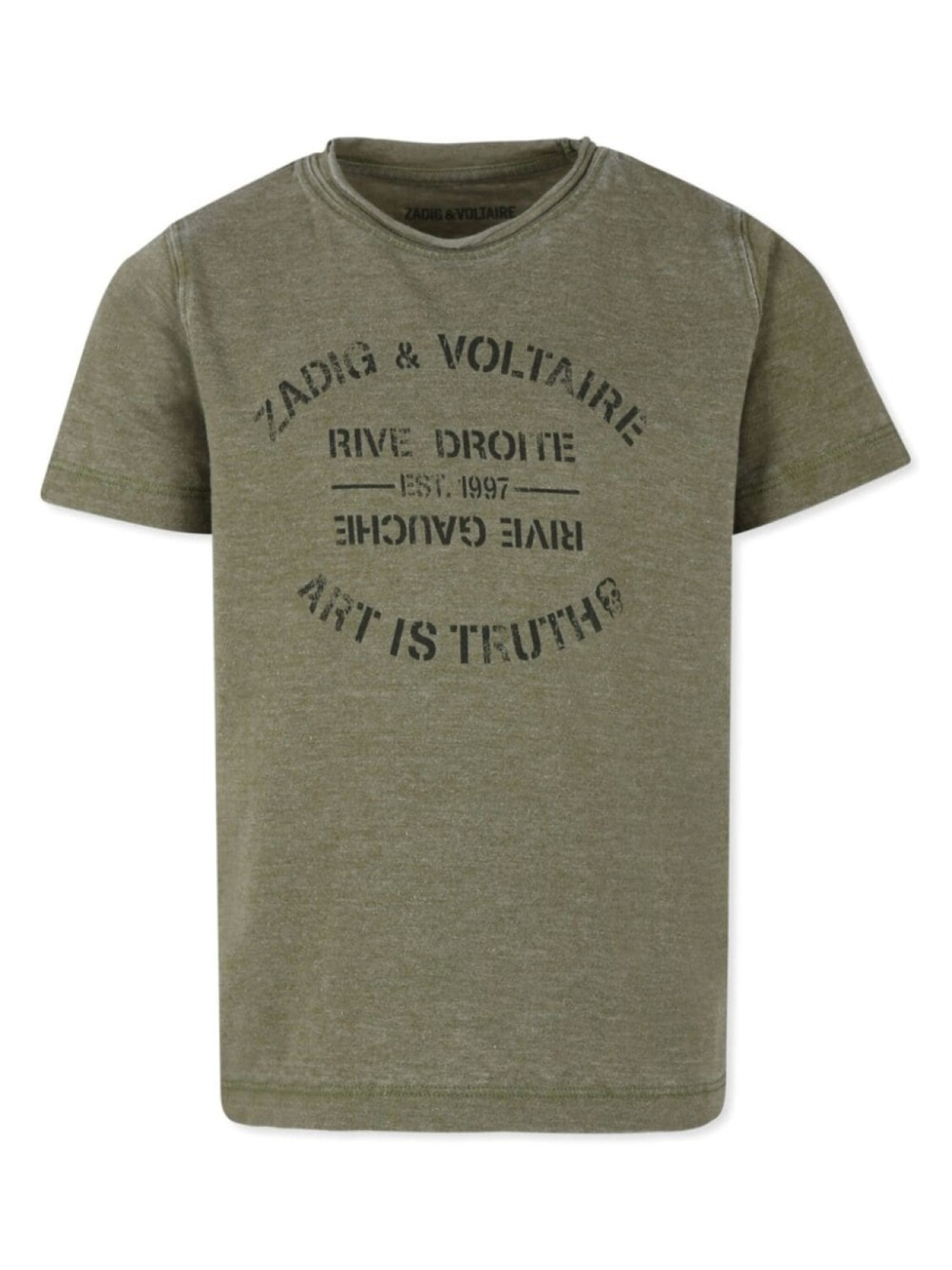 

Zadig & Voltaire Kids футболка с логотипом, зеленый
