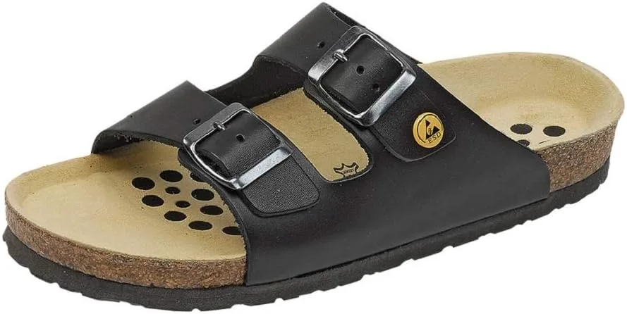 

Мужские антистатические кожаные тапочки Weeger, черный