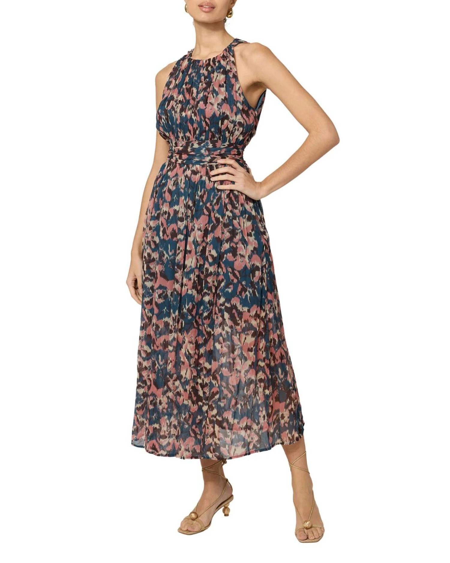 

Платье Leia Ankle с принтом Le Jules Cleobella, цвет le jules print