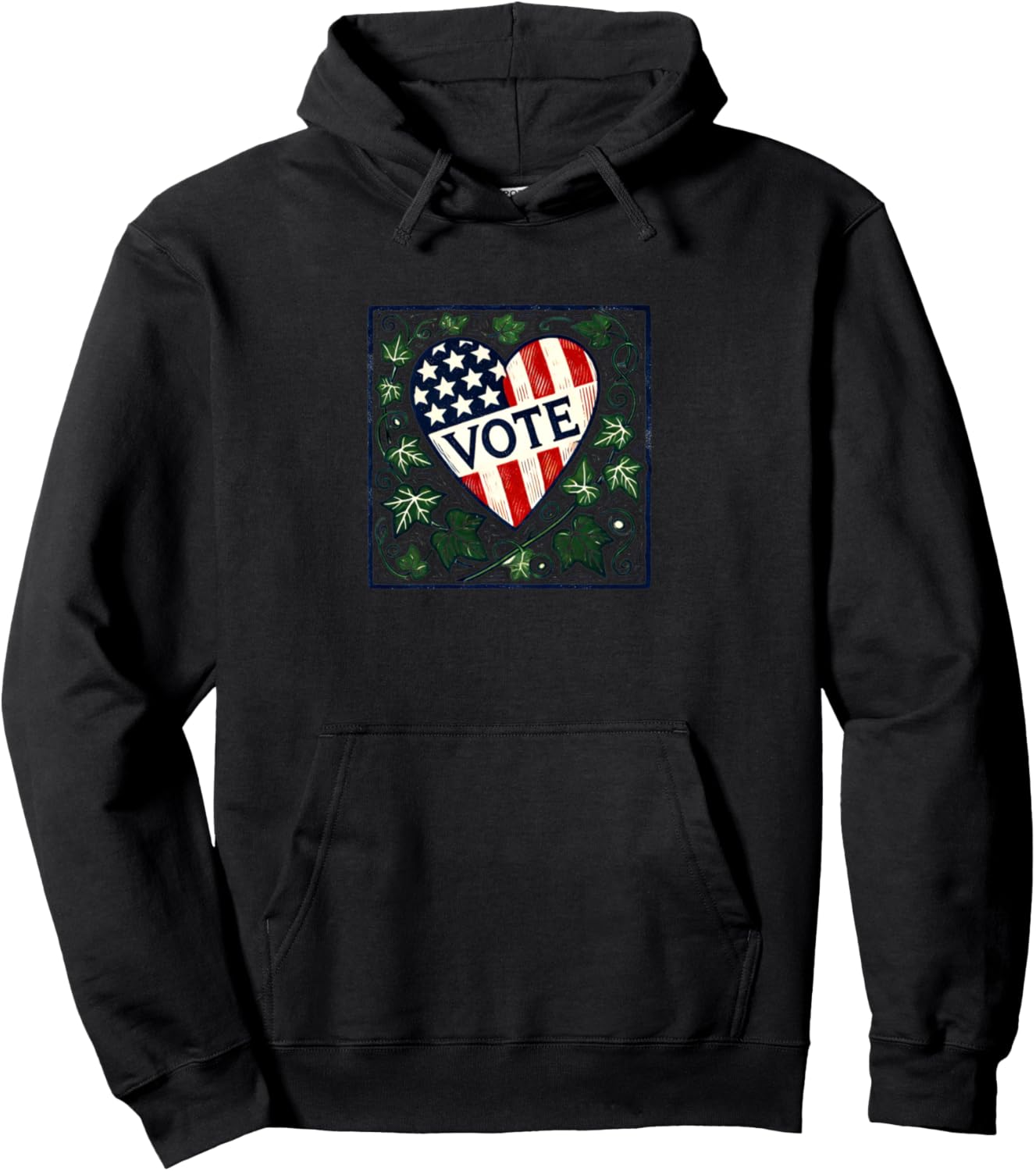 

Толстовка Ivy American Election Hoodie Boss Bubb, черный