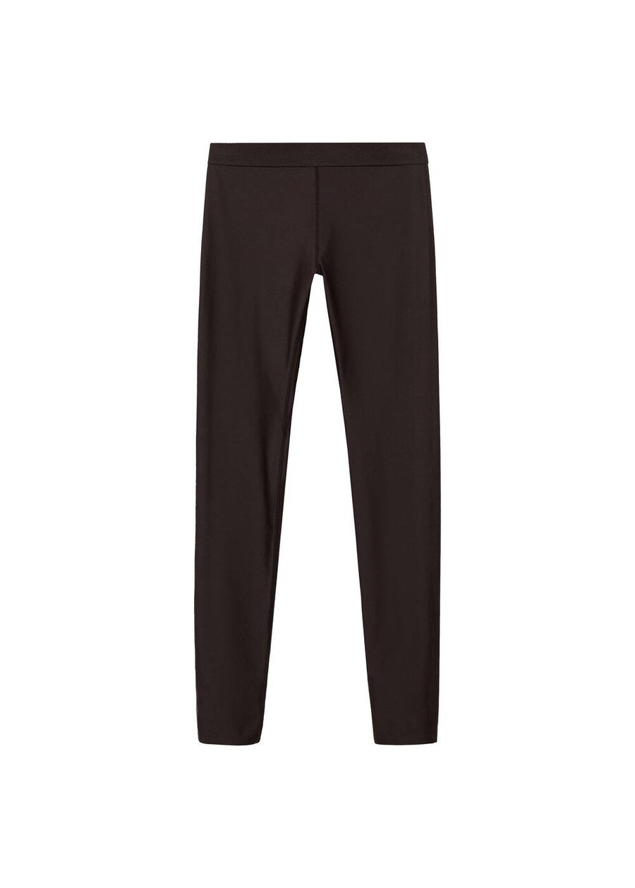 

Узкие леггинсы MANGO Celi, Dark brown