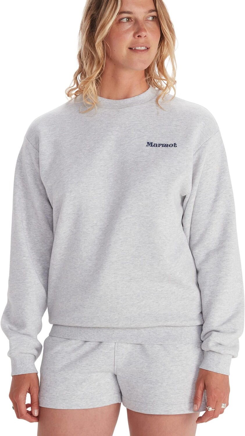 

Толстовка Marmot Mountain Works Circle Heavyweight Crew Sweatshirt, цвет Light Grey Heather