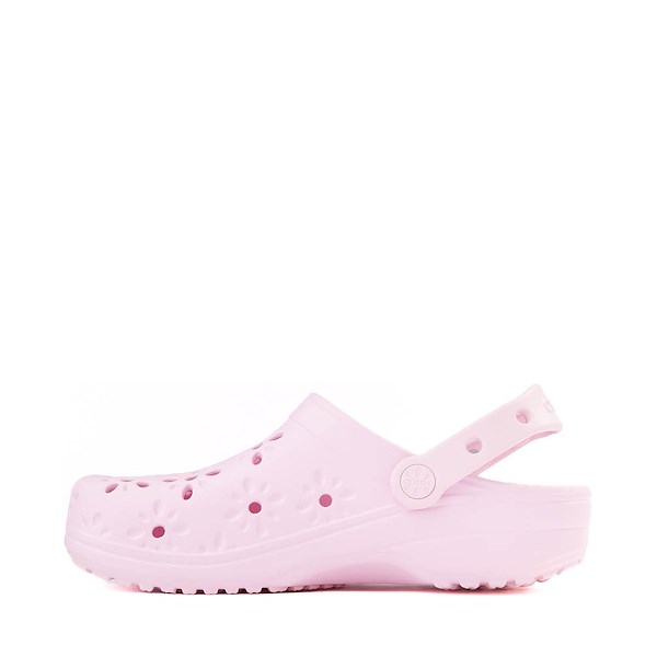 Сабо Crocs Classic Floral Cut-Out Clog, цвет Pink Milk