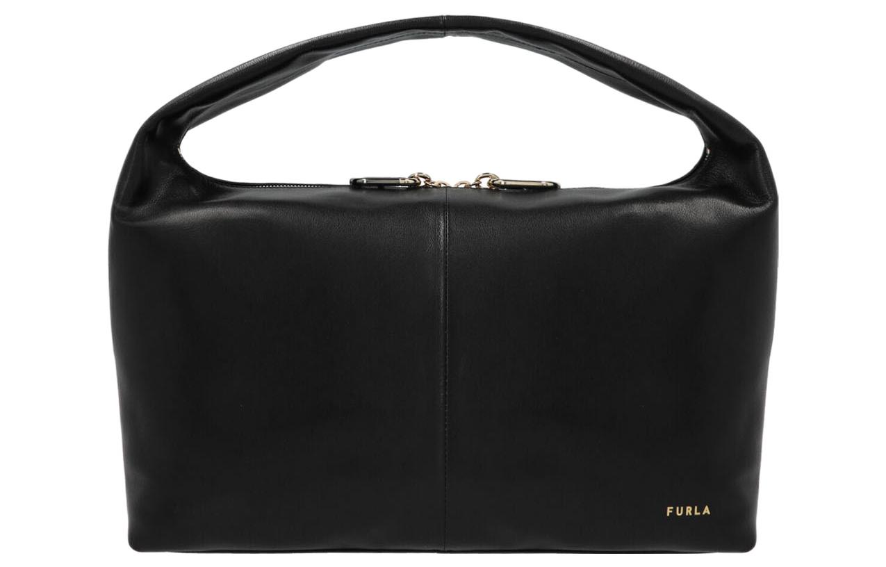 

Furla Кожаная женская сумка через плечо черного цвета One Shoulder