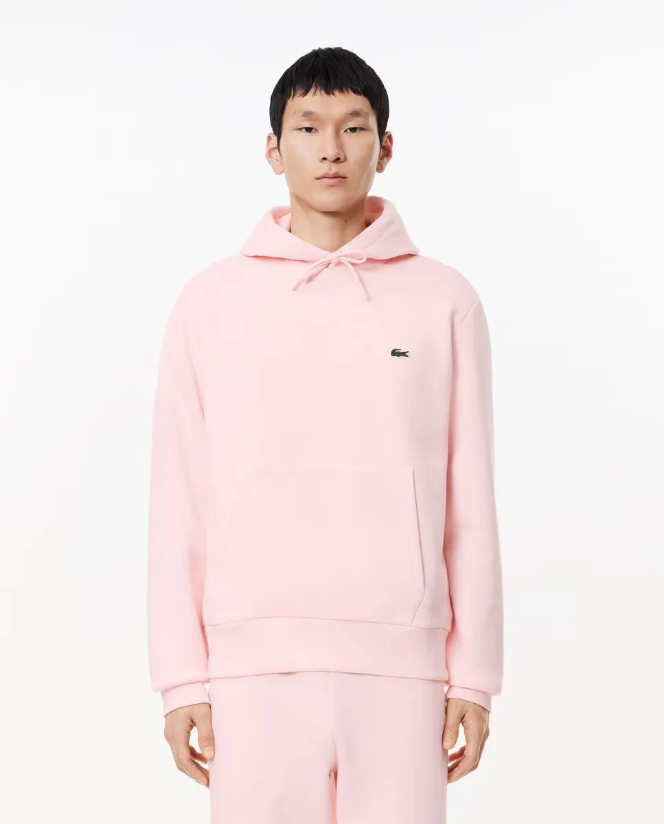 

Мужской свитшот из органического хлопка с капюшоном Lacoste, цвет Rosa