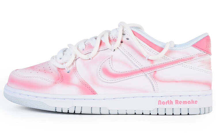 

Кроссовки Nike Dunk Skateboard Shoes Women's Low-Top Pink/White, розовый