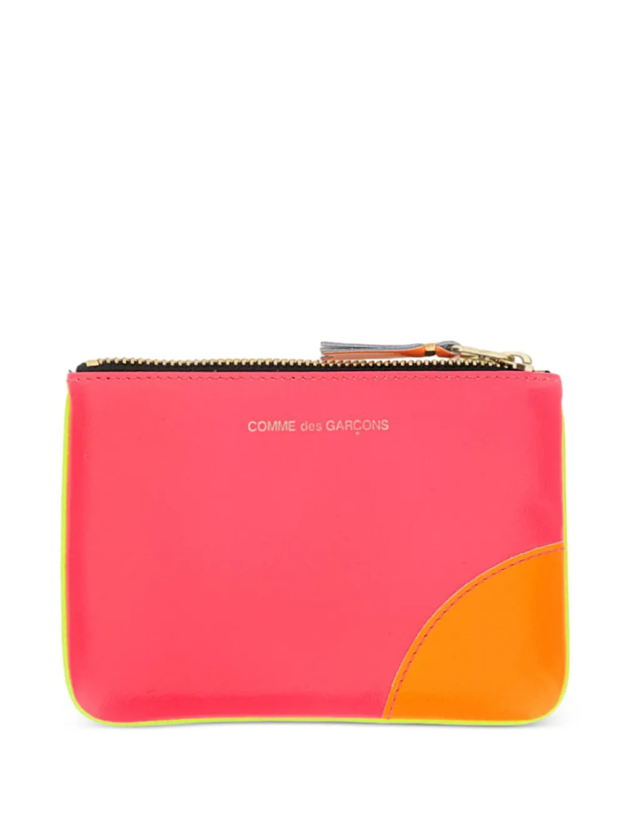 

Кошелек Comme Des Garçons Play на молнии с логотипом, розовый