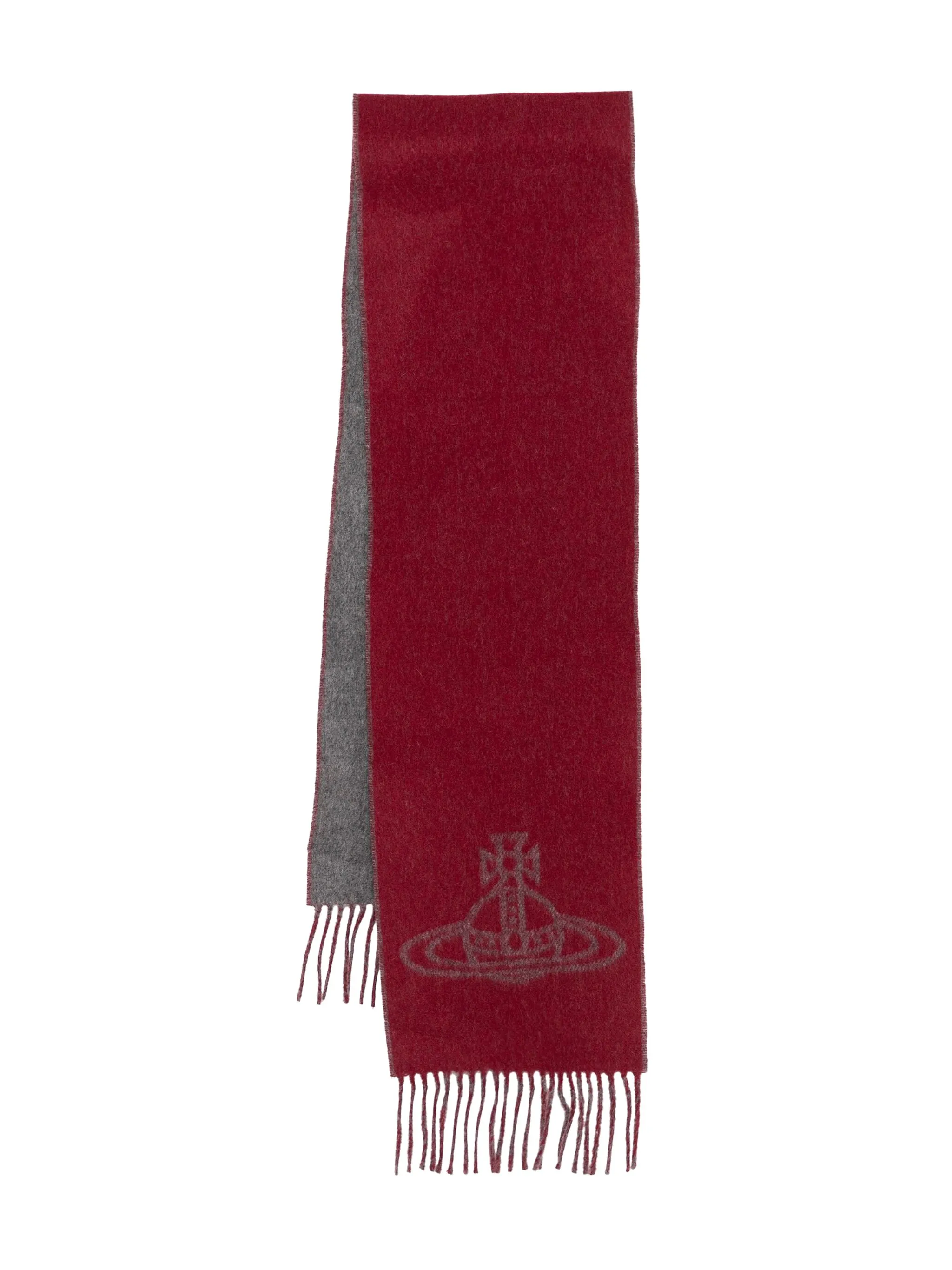 

Шарф Single Orb Vivienne Westwood, красный