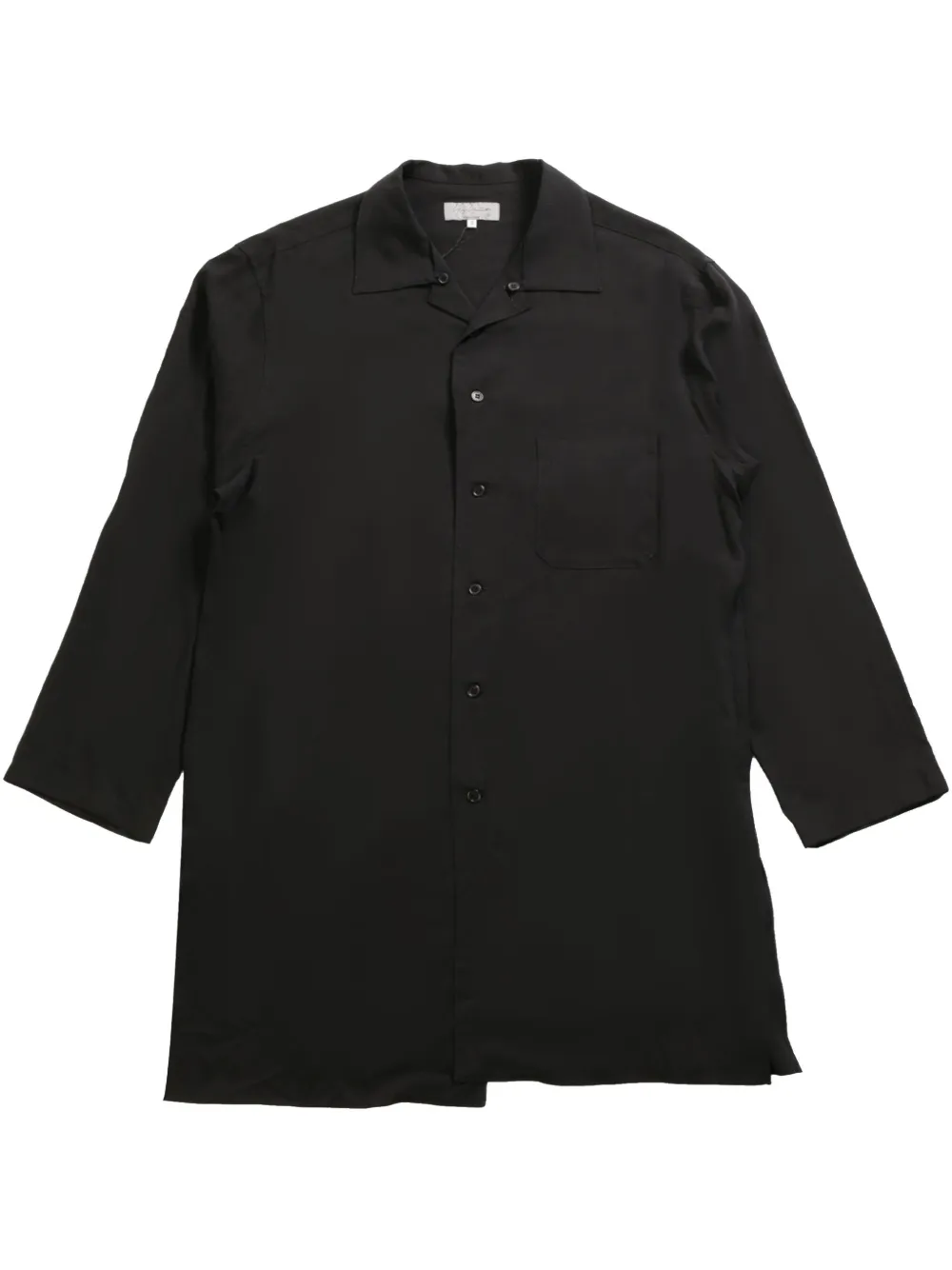

Рубашка на пуговицах Yohji Yamamoto, черный