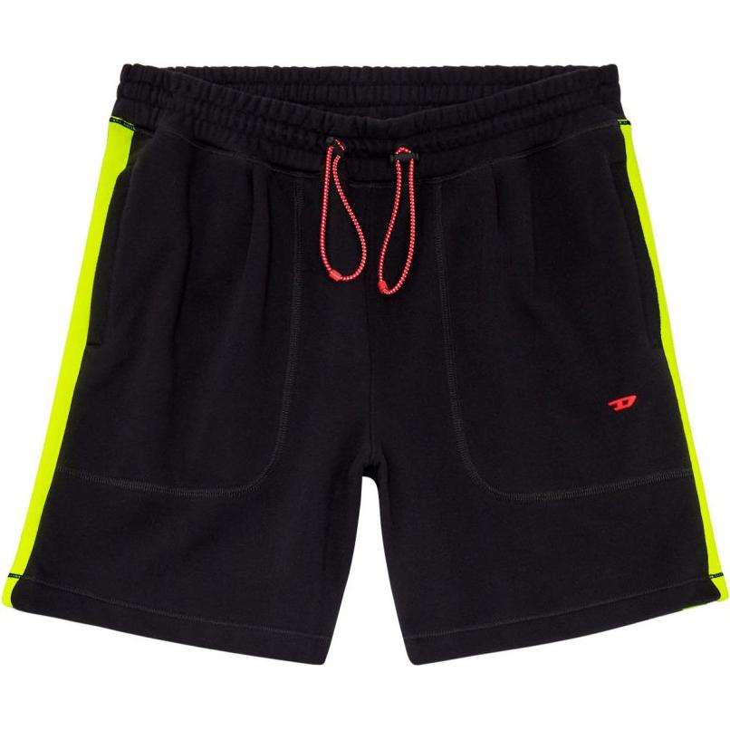 DIESEL Повседневные шорты Men's Black/Yellow — фото 3