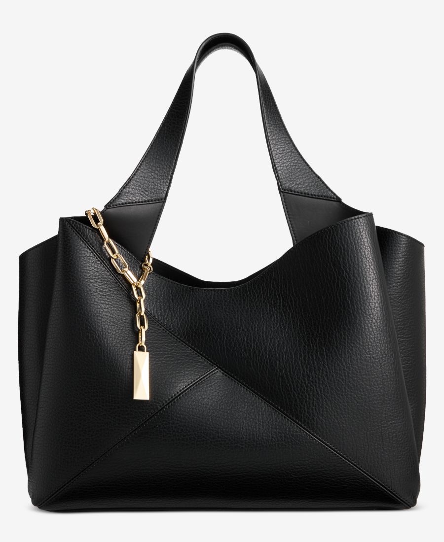 

Большая сумка Liliah с зашитым краем INC International Concepts, Deep Black