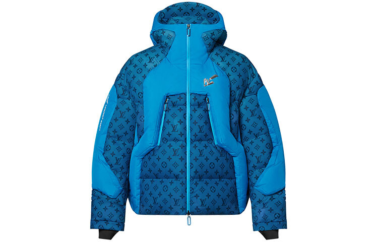 

Новые квартальные продукты LV Down Jacket Men Blue Louis Vuitton, синий