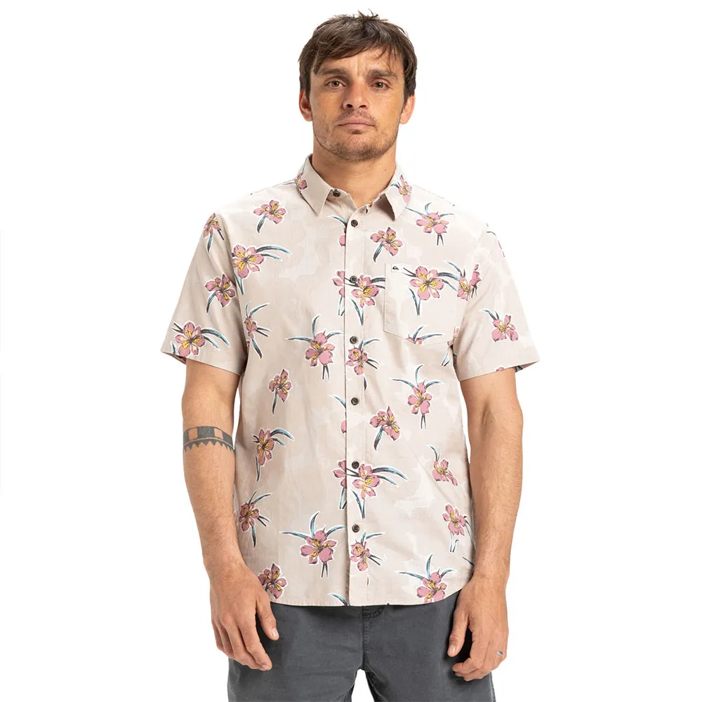 

Рубашка с коротким рукавом Quiksilver Apero Classic, бежевый