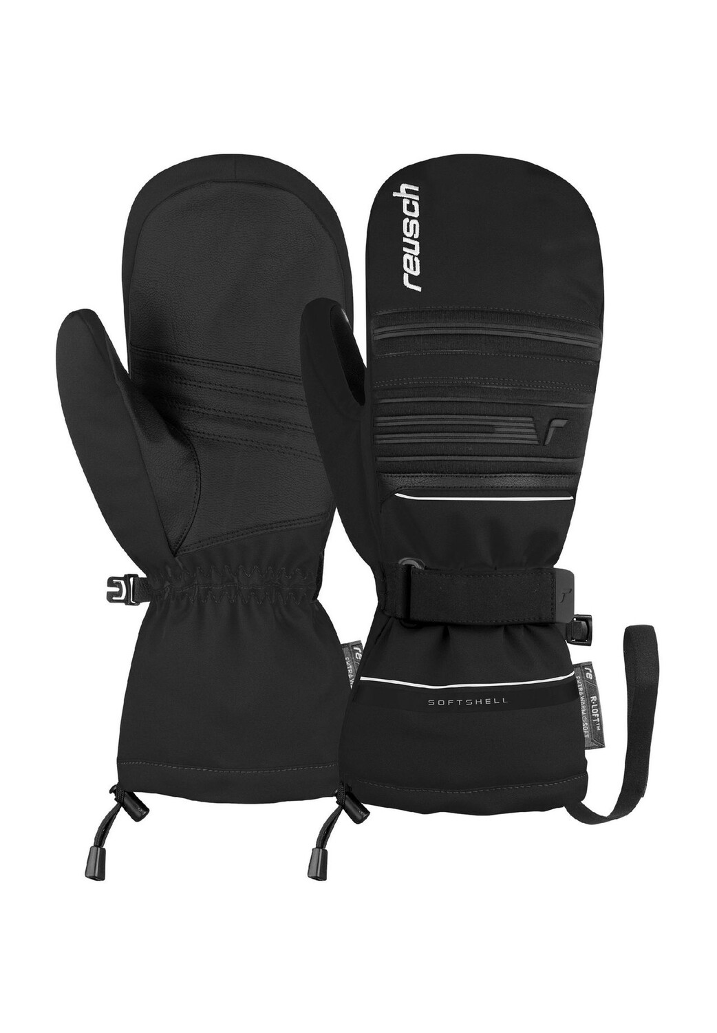 

Лыжные варежки Kondor RTEX XT Mitten, софтшелл reusch, черный