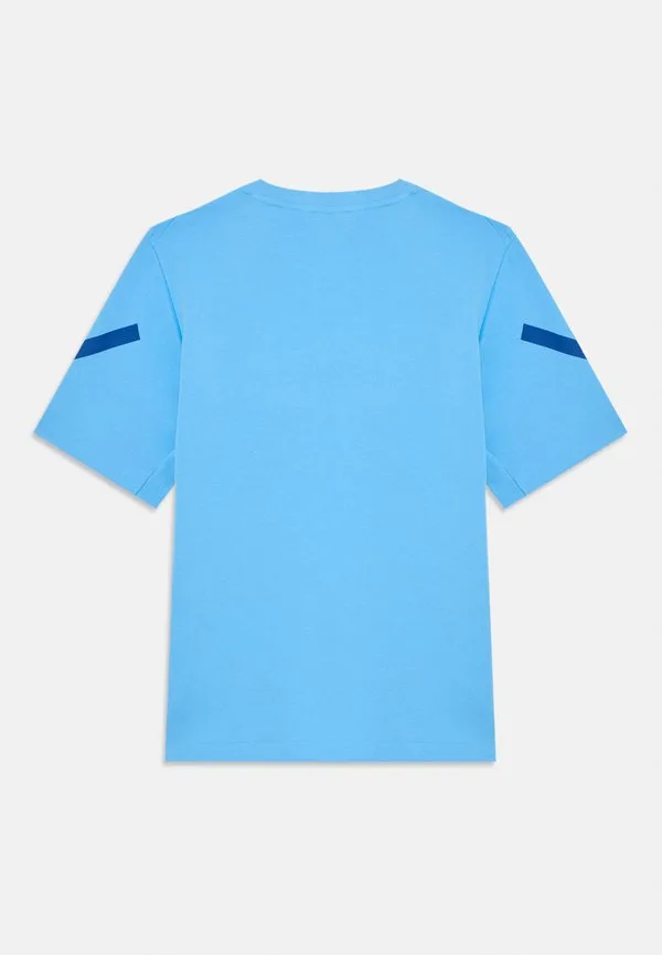 Футболка месси, детская, с принтом Adidas Performance, Semi Blue Burst/Semi Solar Yellow — фото 2