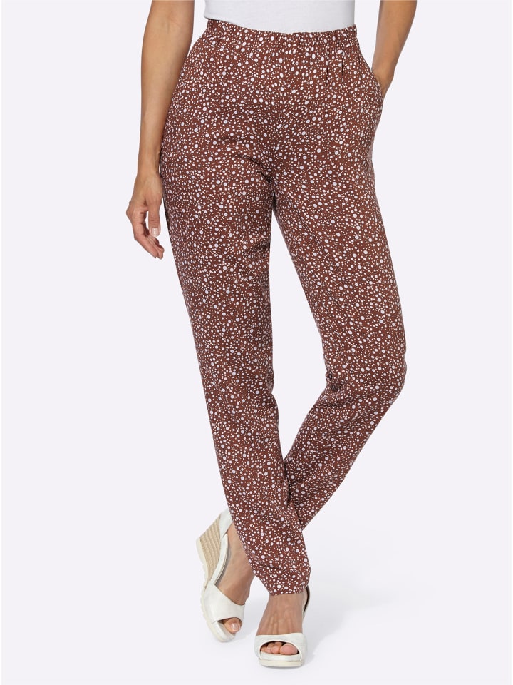 

Брюки-карго с красновато-коричневым и белым принтом WITT WEIDEN