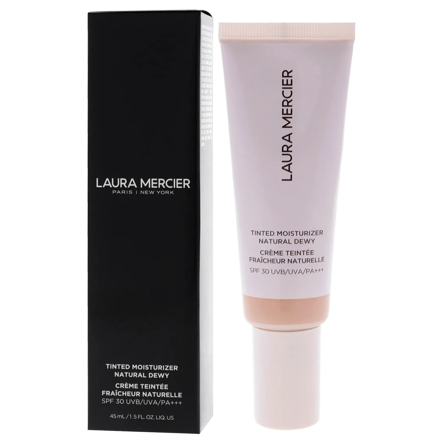 Увлажняющий тонирующий крем Natural Dewy SPF 30 - 2C Oak от Laura Mercier для женщин - 42 г (1,5 унции), коричневый — фото 4