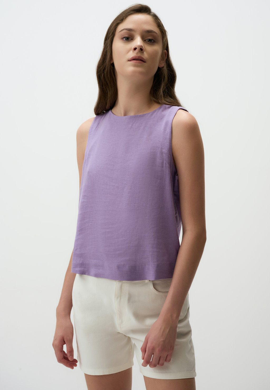 

Топ ROUND NECK SLEEVELESS Jimmy Key, сиреневый