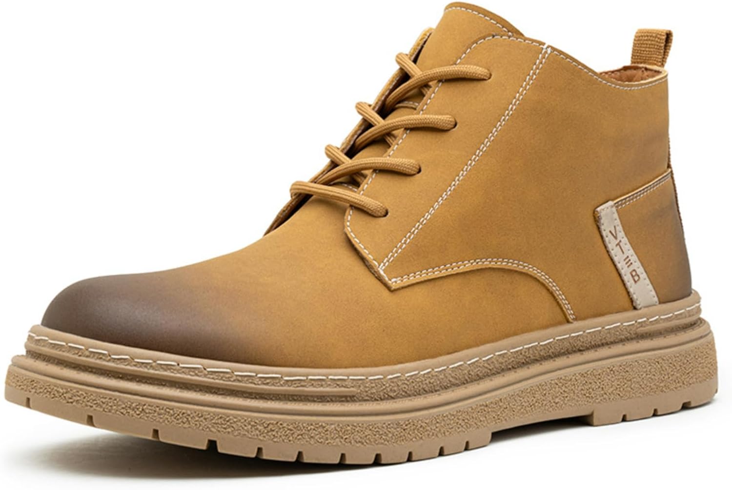 

Мужские модные оксфорды MACEFIL, формальные классические ботильоны, удобные повседневные оксфорды с мыском, ботинки дерби, ботинки чукка, желтый