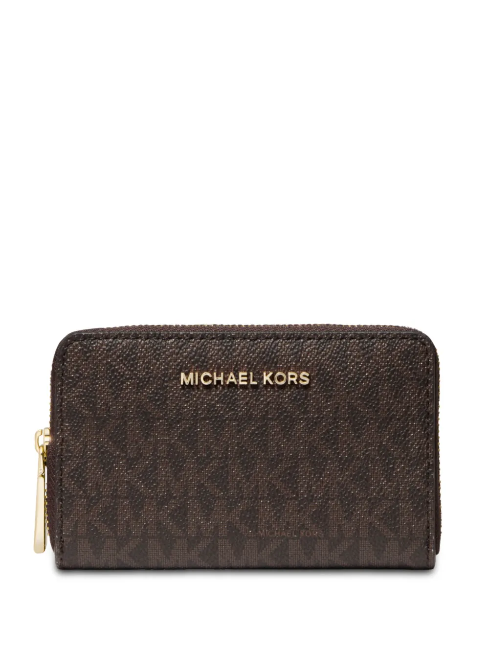 

Кошелек с монограммой Michael Michael Kors, коричневый