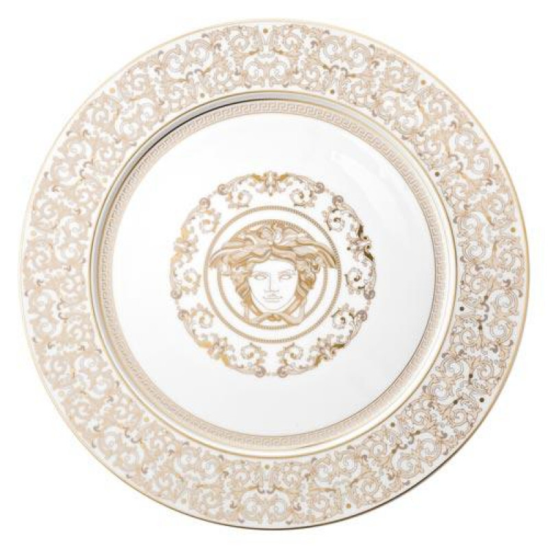 

Rosenthal Versace Medusa Gala тарелка-подставка 33 см Rosenthal meets Versace, белое золото